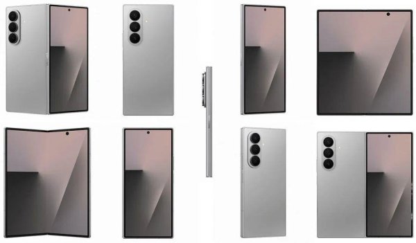 金鼎配资 影银色首曝：三星 Galaxy Z Fold7 折叠手机渲染图流出