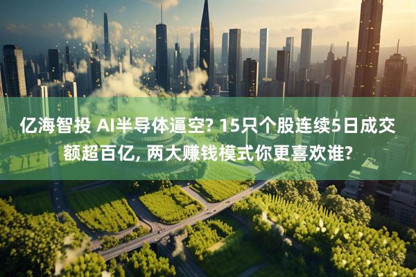 亿海智投 AI半导体逼空? 15只个股连续5日成交额超百亿, 两大赚钱模式你更喜欢谁?